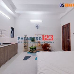 phòng trọ FULL NỘI THẤT GẦN CHỢ HẠNH THÔNG TÂY