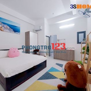 phòng trọ FULL NỘI THẤT GẦN CHỢ HẠNH THÔNG TÂY