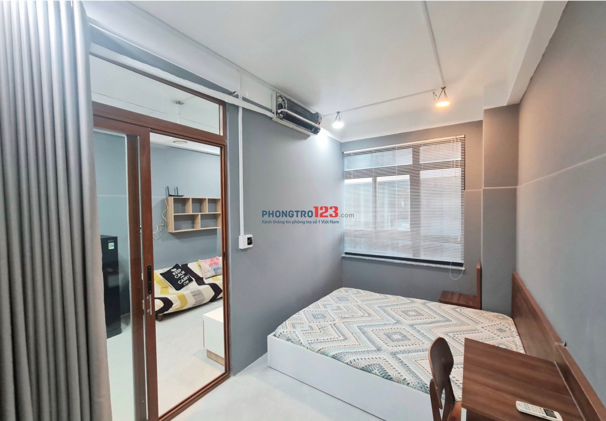 Căn hộ 1 phòng ngủ full nội thất gần SÂN BAY, ĐH HUFLIT, ĐH TÀI CHÍNH-MARKETING