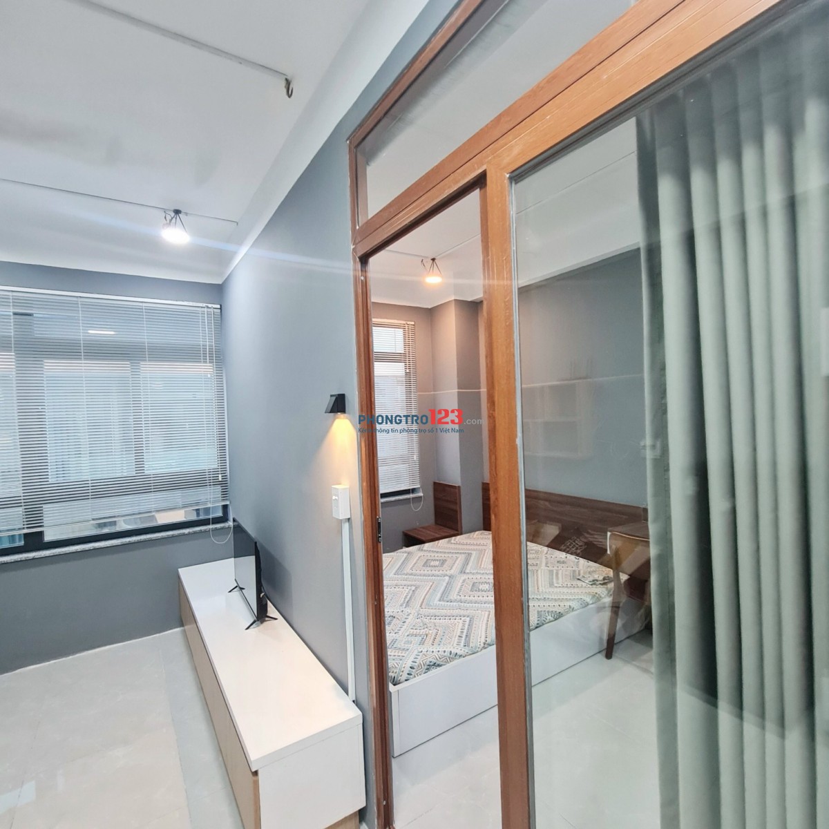 Căn hộ 1 phòng ngủ full nội thất gần SÂN BAY, ĐH HUFLIT, ĐH TÀI CHÍNH-MARKETING