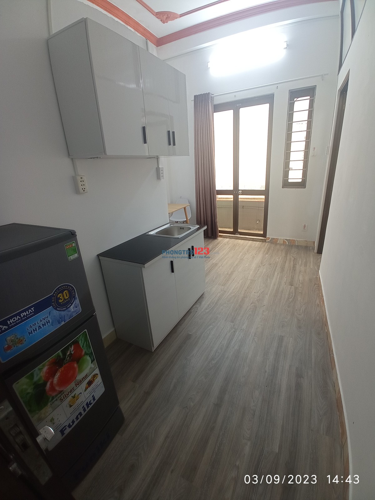 CHDV ban công 1PN + 1PKhach Bếp Nguyễn Trọng Tuyển 40m2 Full Nội Thất Tự Do