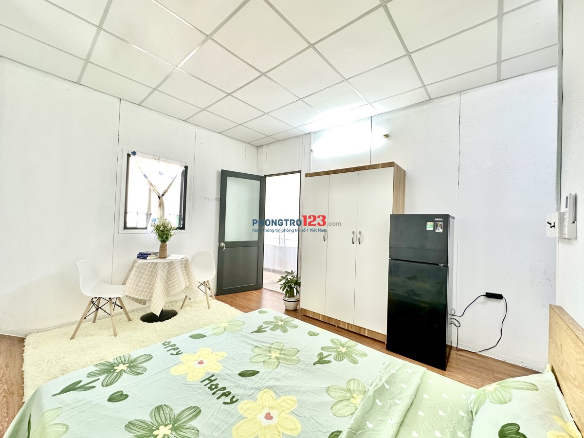 Studio mới toanh 100% - gần ngã tư Gò Mây - 5' đi FPT - đường Phan Văn Hớn