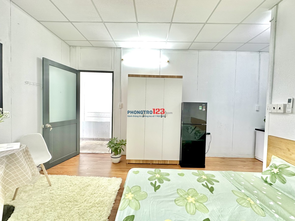 Studio mới toanh 100% - gần ngã tư Gò Mây - 5' đi FPT - đường Phan Văn Hớn