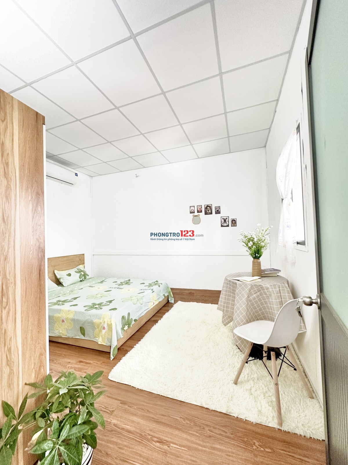 Studio mới toanh 100% - gần ngã tư Gò Mây - 5' đi FPT - đường Phan Văn Hớn