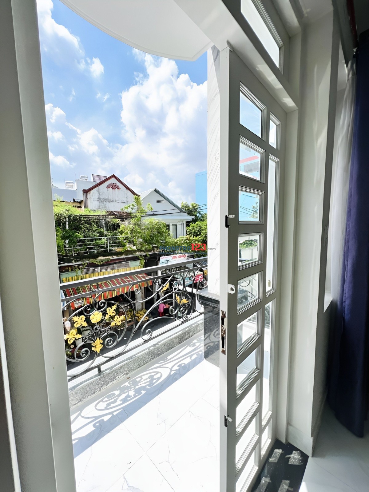 CHDV tầng 1 cạnh khu đô thị cityland Gò Vấp_Ban Công siêu rộng_Full nội thất