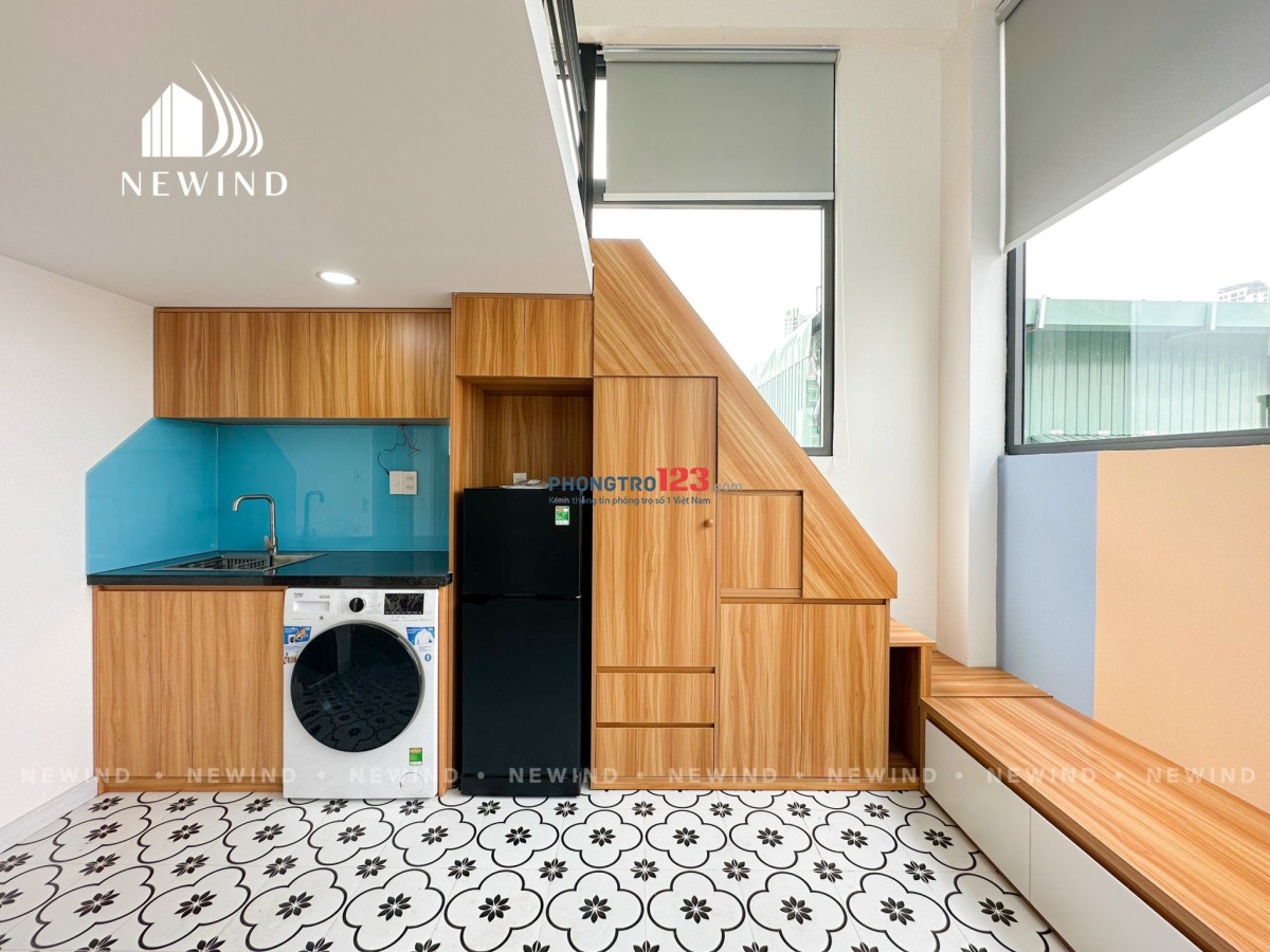 BHP Căn hộ Studio cao cấp máy giặt riêng full nội thất hiện đại