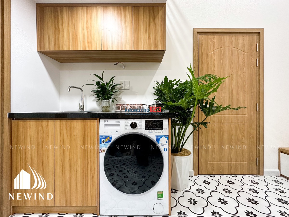 BHP Căn hộ Studio cao cấp máy giặt riêng full nội thất hiện đại