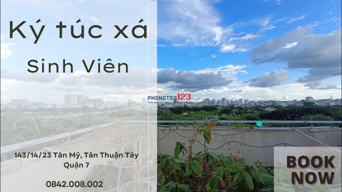 Còn 2 giường trống ktx nữ ngay UFM Quận 7