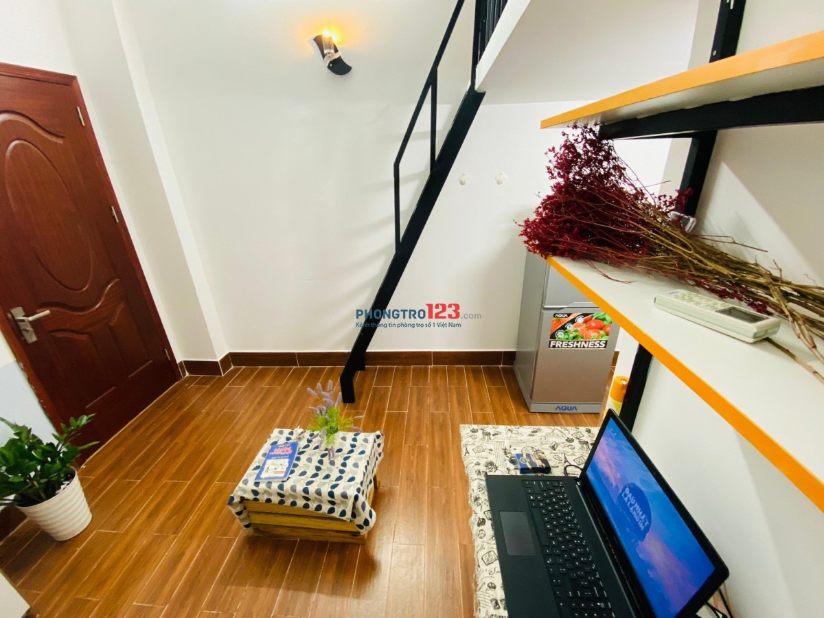 1 phòng duplex và 1 phòng studio full nội thất