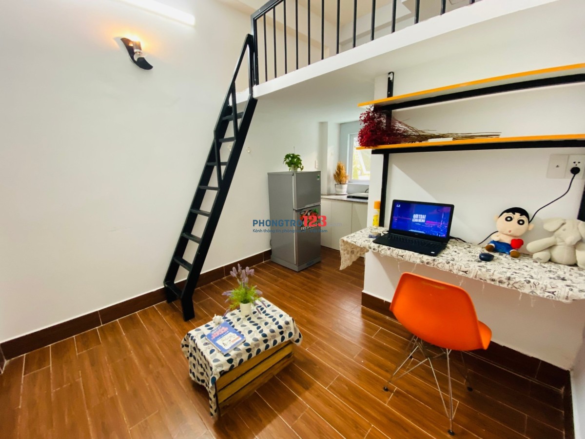 1 phòng duplex và 1 phòng studio full nội thất