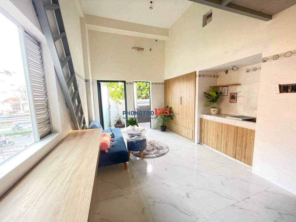 1/10 nhận phòng, dạng duplex gác lững ngay Quang Trung, chợ Cầu tiện nghi đầy đủ có thang máy.