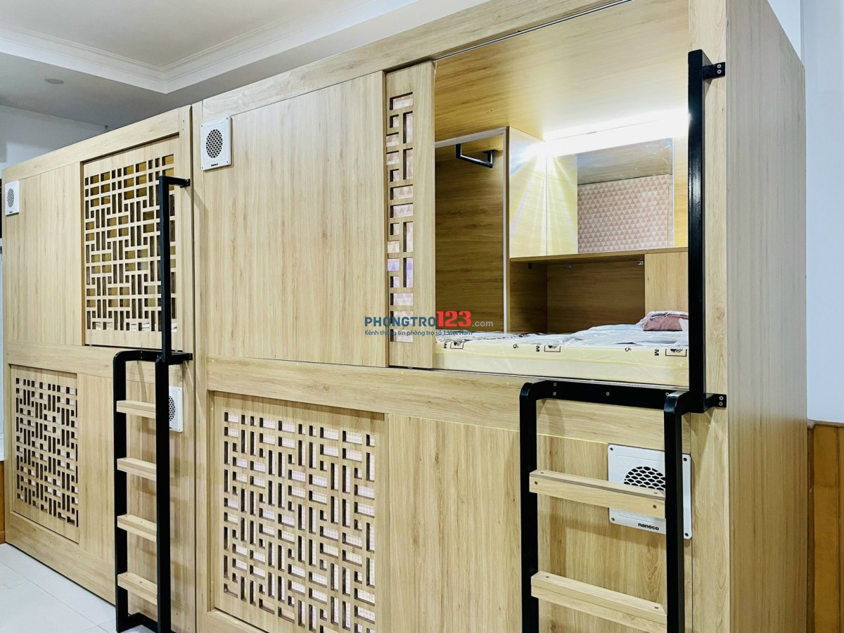 Sleepbox KTX cao cấp tại Cityland Gò Vấp gần ĐH MỞ, ĐH CN, ĐH Văn Lang