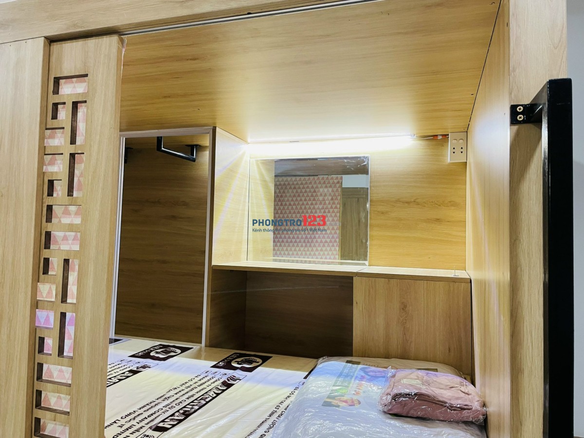 Sleepbox KTX cao cấp tại Cityland Gò Vấp gần ĐH MỞ, ĐH CN, ĐH Văn Lang