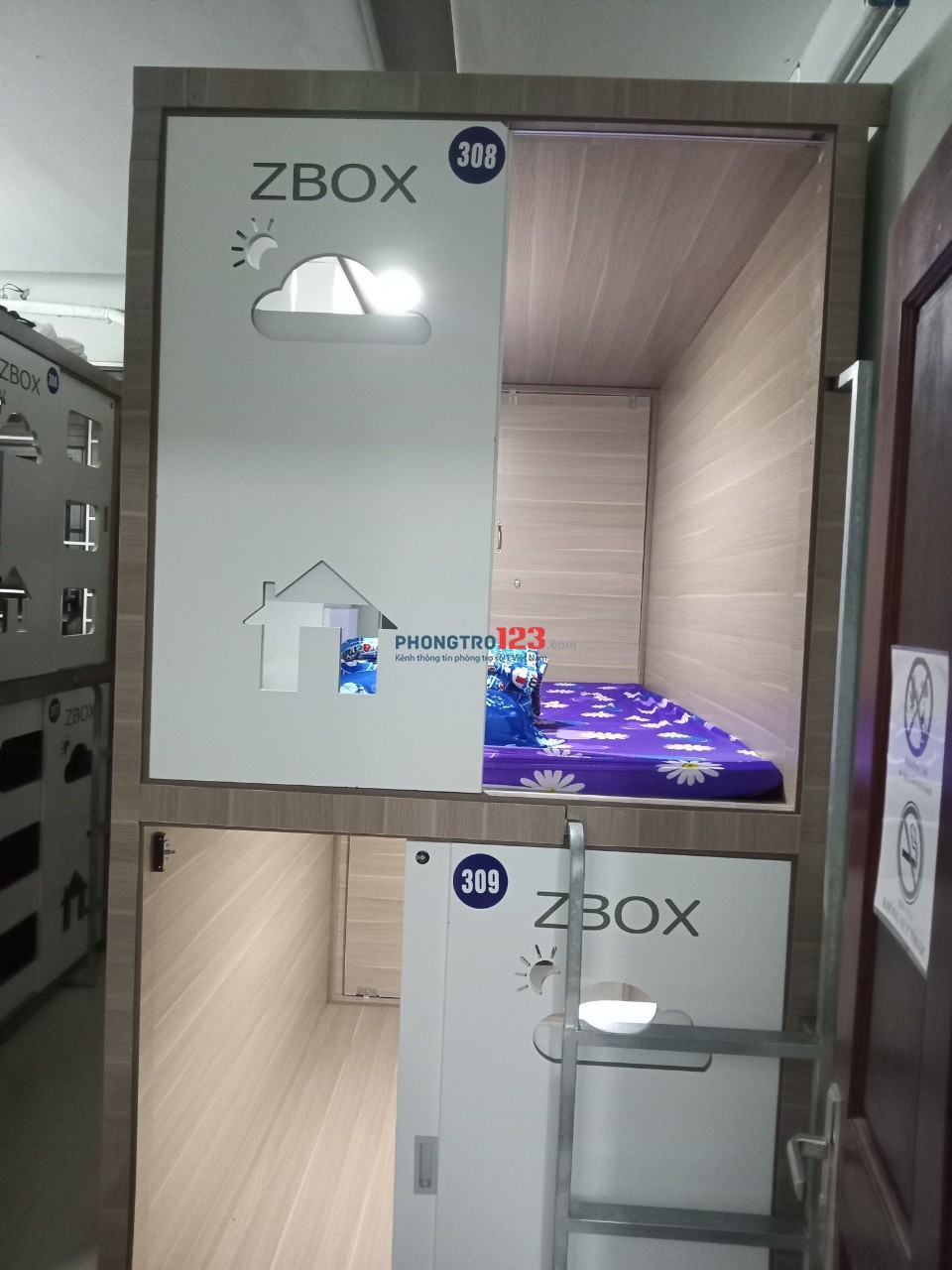 Sleepbox cao cấp có khóa cửa tại 229 Tây Thạnh Tân Phú gần ĐHCT