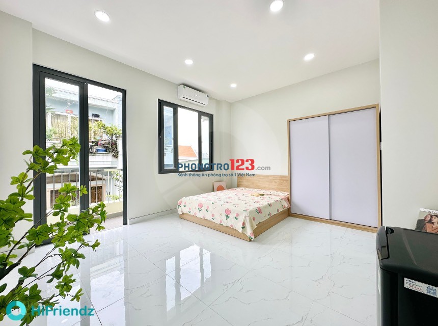 Phòng trọ giá rẻ, dự án mới xây, ban công rộng , siêu chill