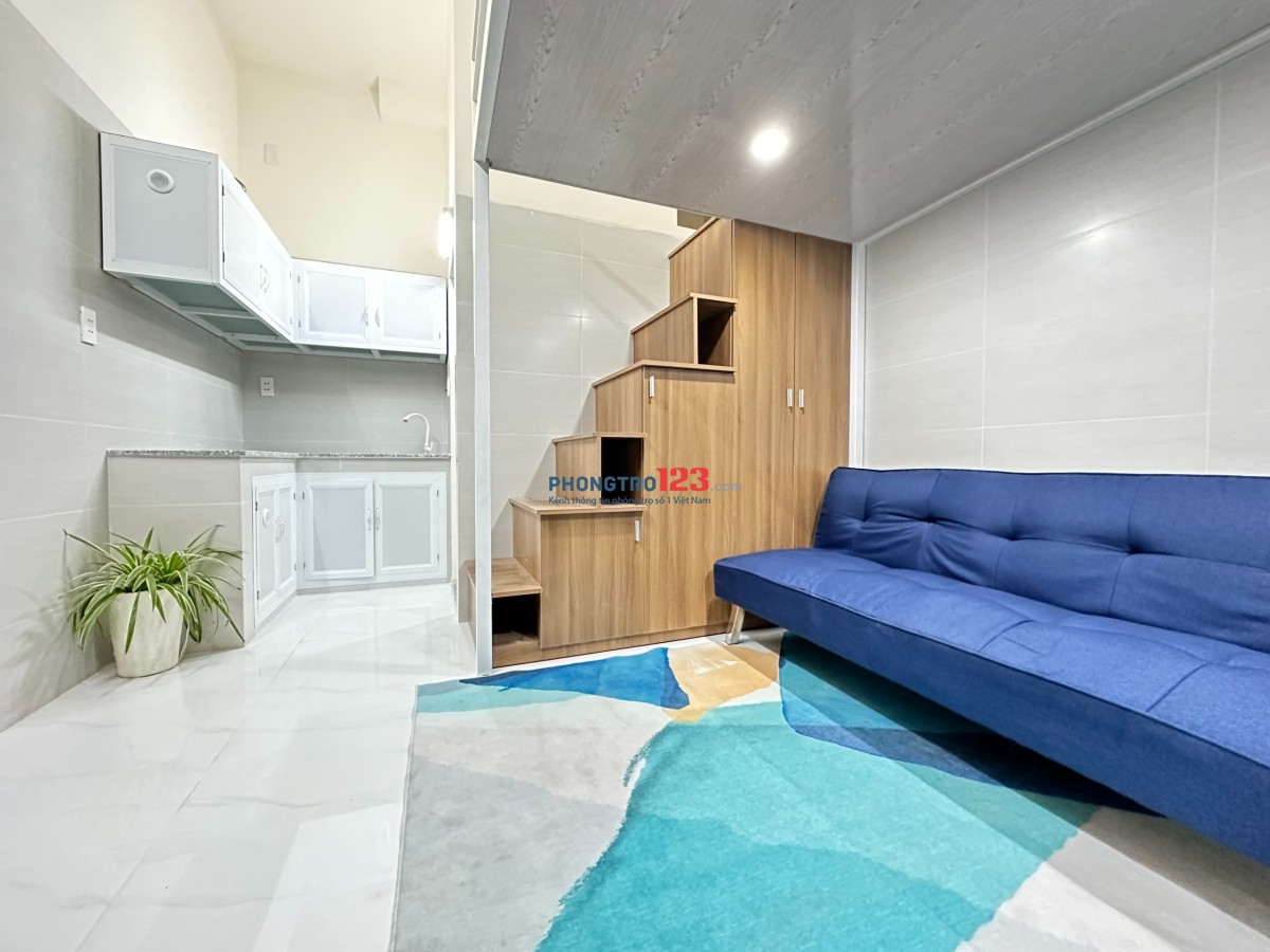 cho thuê phòng dạng Duplex - studio - full NT- gần chợ Bà Chiểu- ĐH HUTECH- UEF- HIU