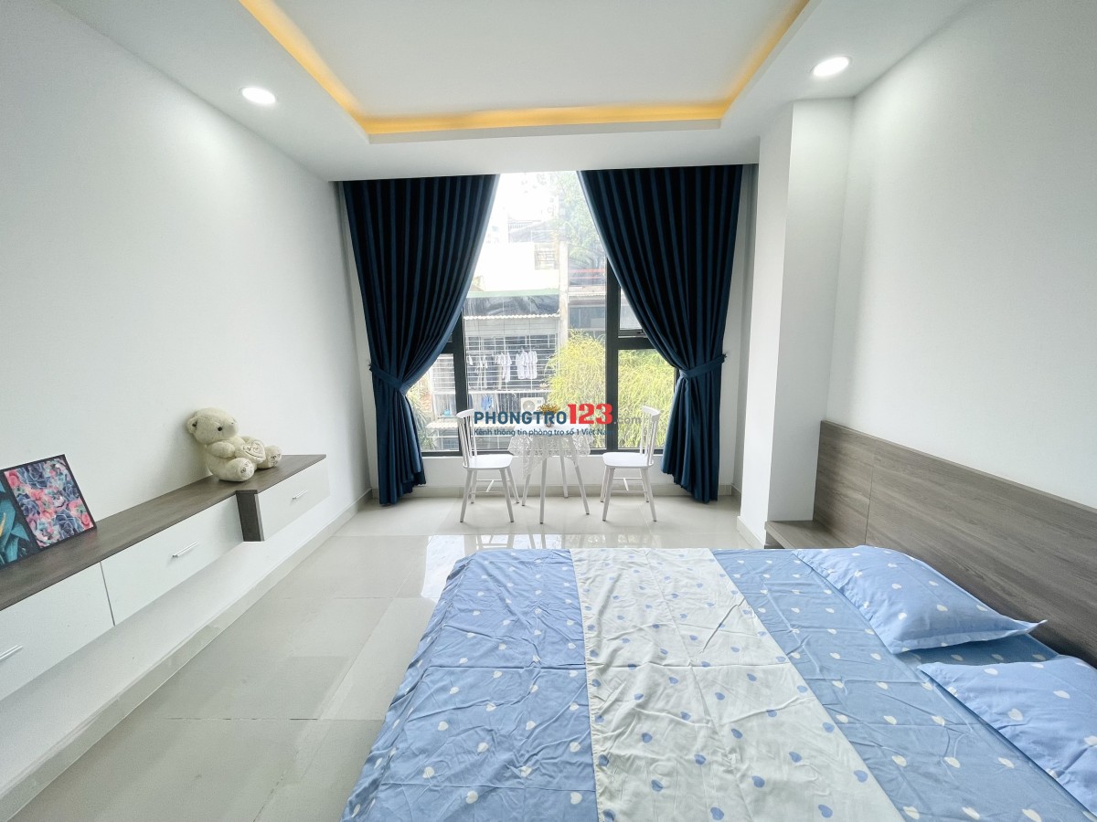 Căn hộ 1PN full nội thất Bancon rộng mới cứng ngay Lăng Cha Cả Tân Bình