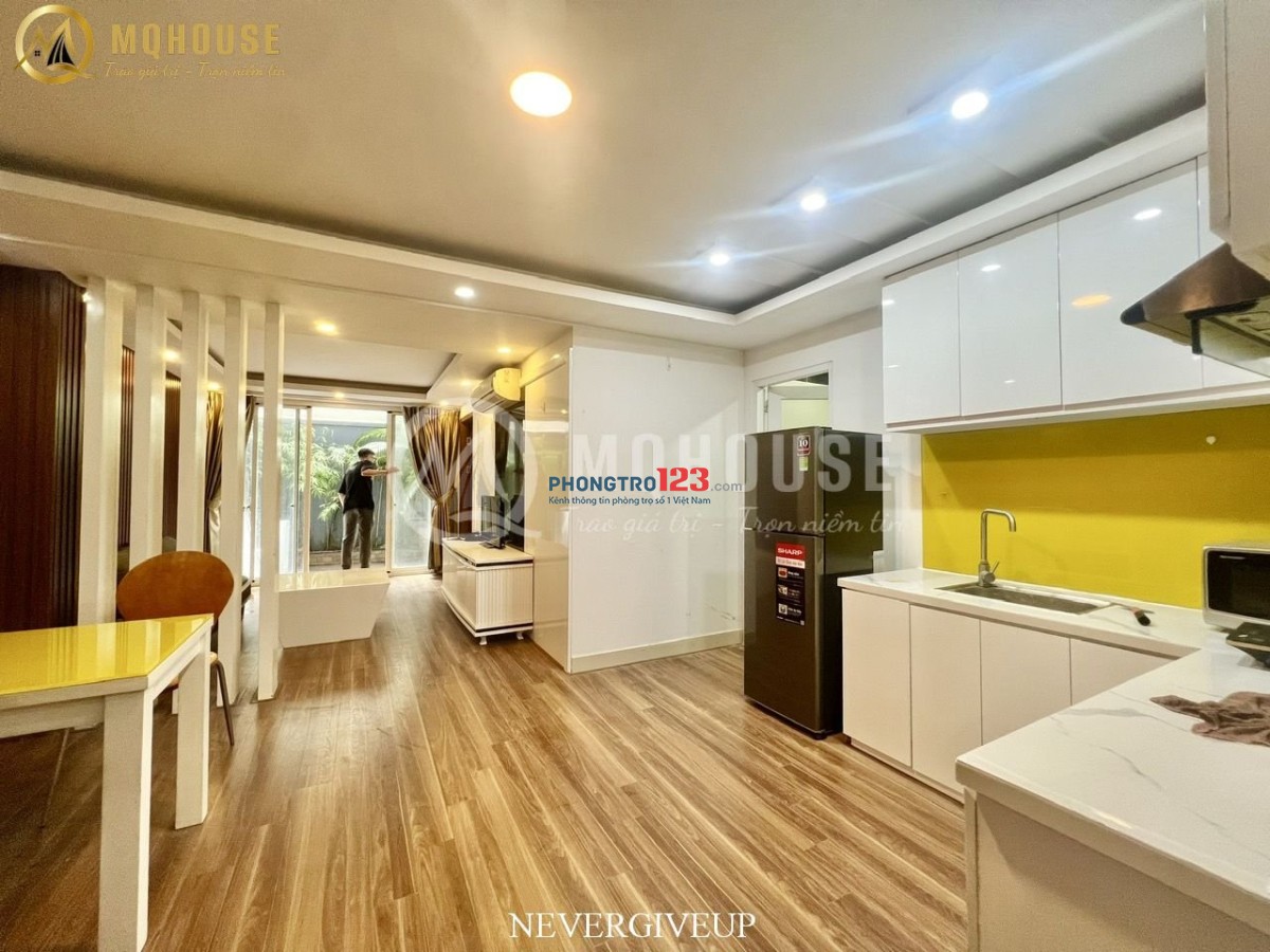 Khai Trương CHDV Full Nội Thất Cao Cấp, Ban Công, Hầm Xe, Tháng Máy, Hẻm An Ninh - gần Cầu Thị Nghè