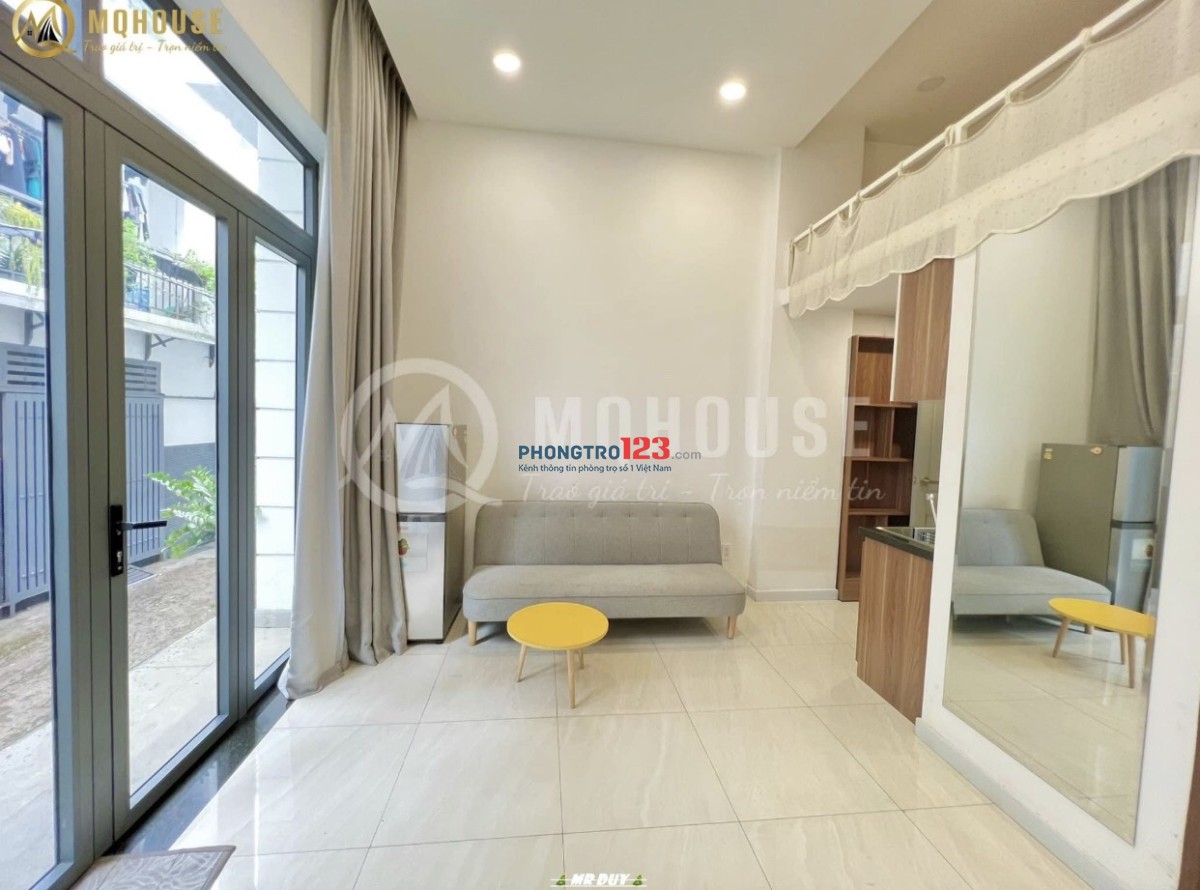 Studio bancon full nội thất quận Bình Thạnh