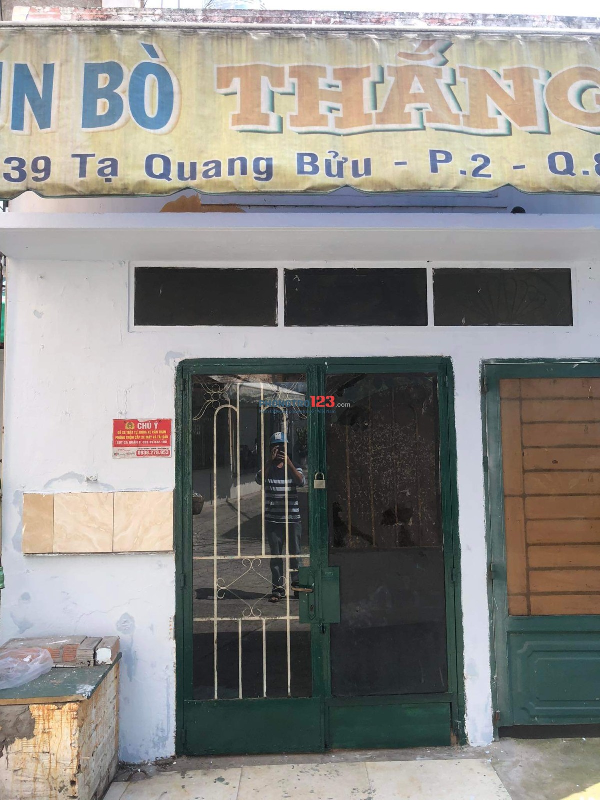 Cho thuê nhà nho số 39 hẻm 343 Tạ Quang Bửu, P. 2, Q. 8 gần cầu Chữ Y
