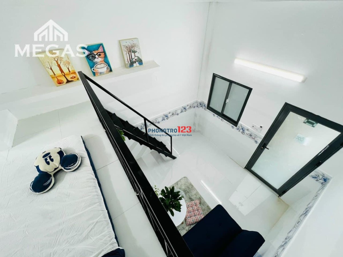 Phòng trọ duplex full nội thất mới xây 100% ngay Hương Lộ 2