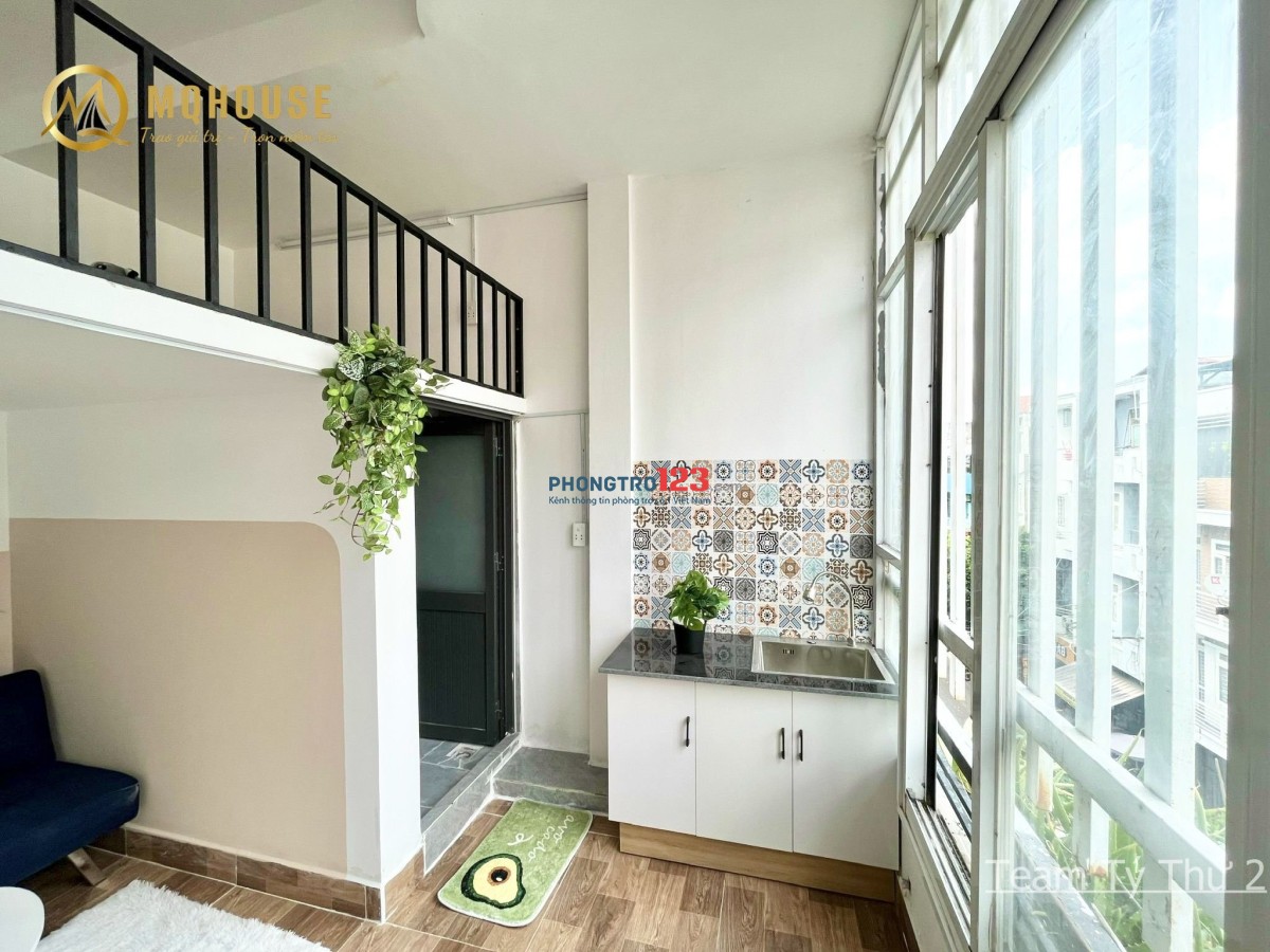 Căn Hộ DUPLEX Thoáng_gần Ngã tư hàng xanh_BT