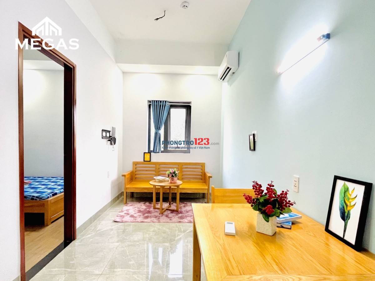 1 phòng ngủ full nội thất, cửa sổ thoáng đón ánh sáng, ngay Nguyễn Duy Trinh, Quận 2