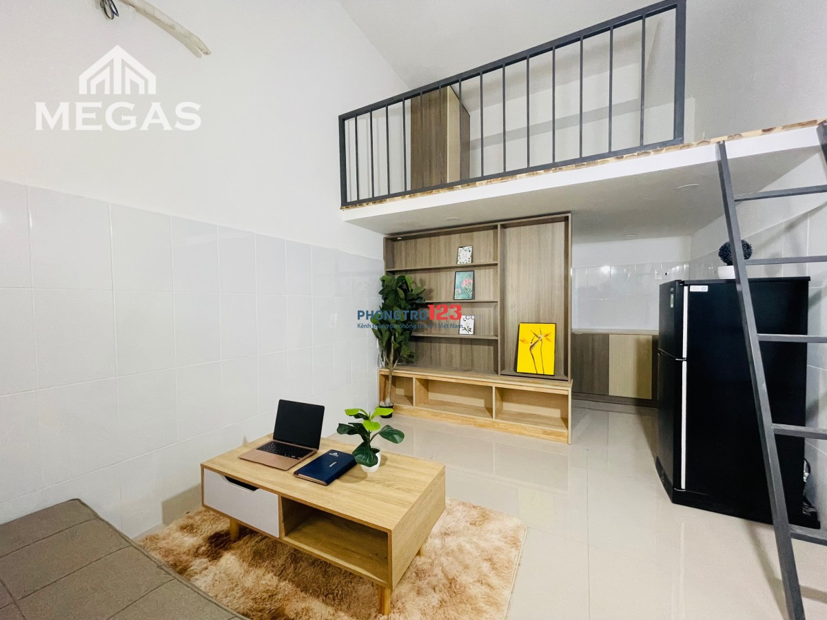 Cho thuê căn hộ Duplex, full nội thất mới xây 100% gần Ngã 4 Hòa Bình - Ngã 4 Bốn Xã
