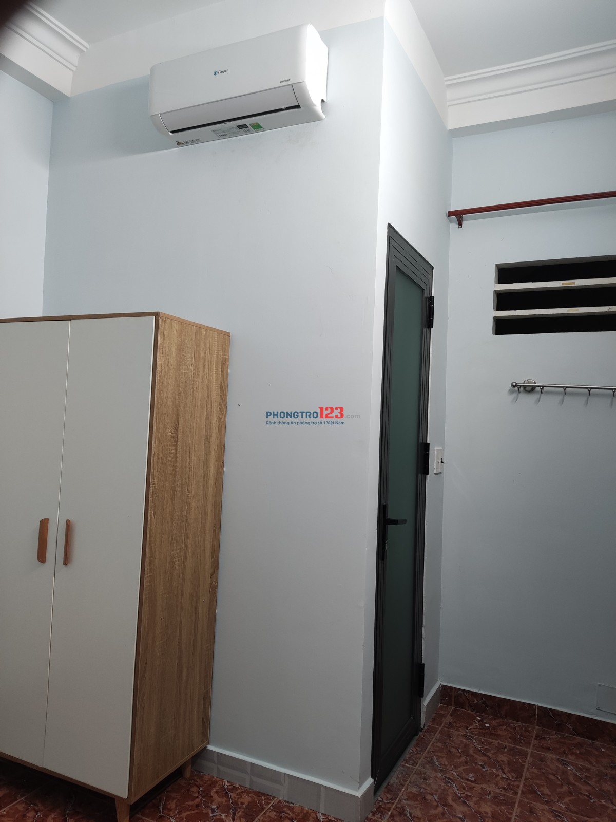 Phòng 13m2, toilet riêng, máy lạnh, Nguyễn Giản Thanh, quận 10.