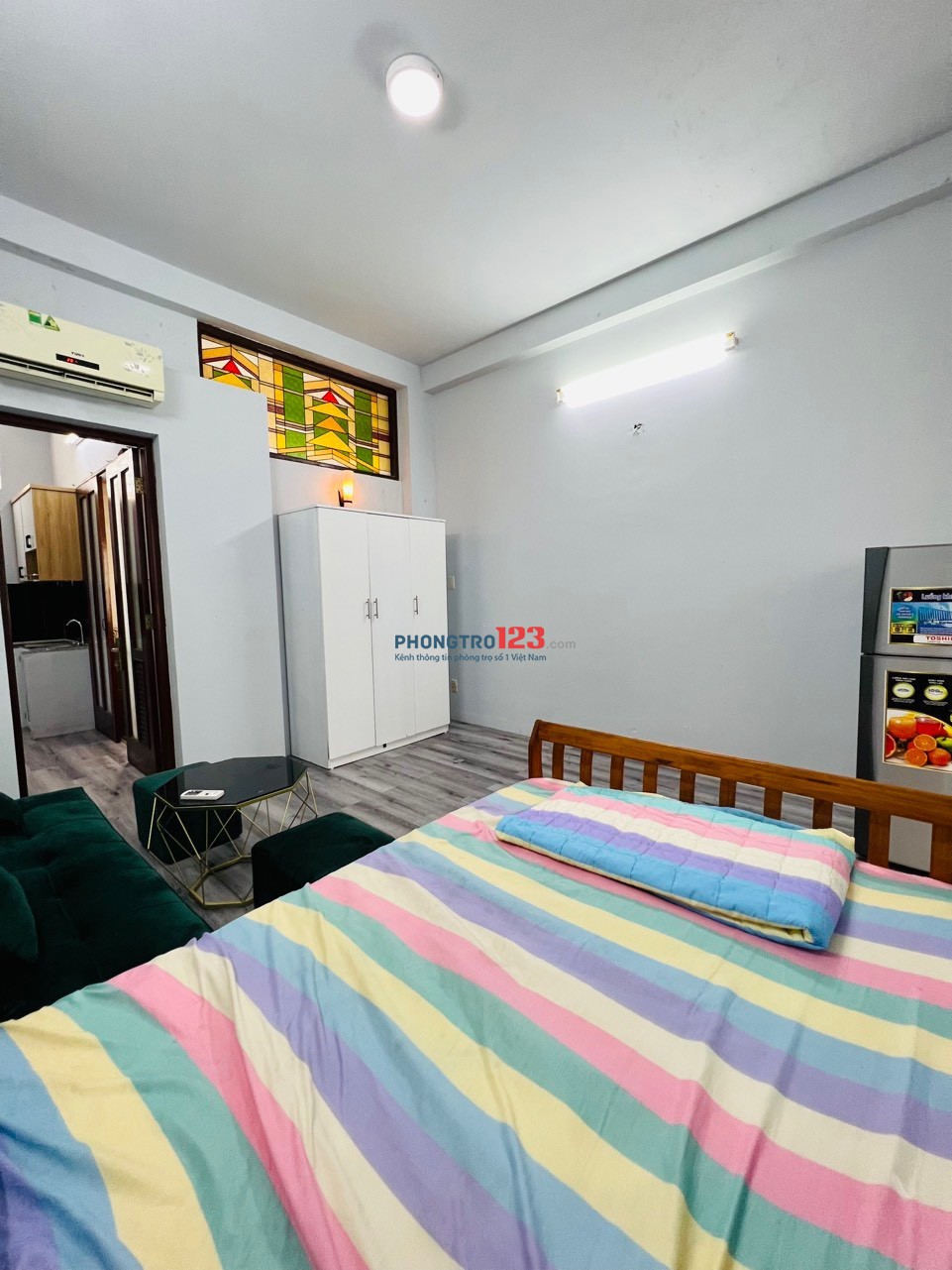 Căn hộ Khánh hội Q4 | 1 phòng ngủ đẩy đủ nội thất, bếp riêng gần ĐH NTT, Luật, TDTU