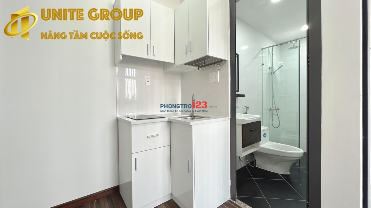 Căn hộ 1 phòng ngủ, balcon, cửa sổ thoáng mát | Trần Quốc Thảo Quận 3