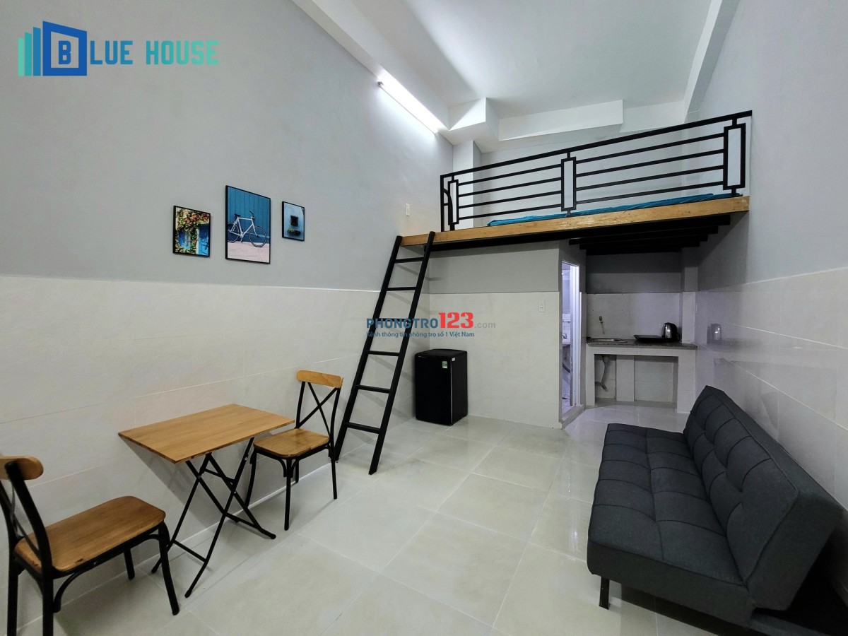 Studio + duplex full nội thất ngay Etown, cầu vượt Hoàng Hoa Thám, Đồng Xoài, Bình Giã