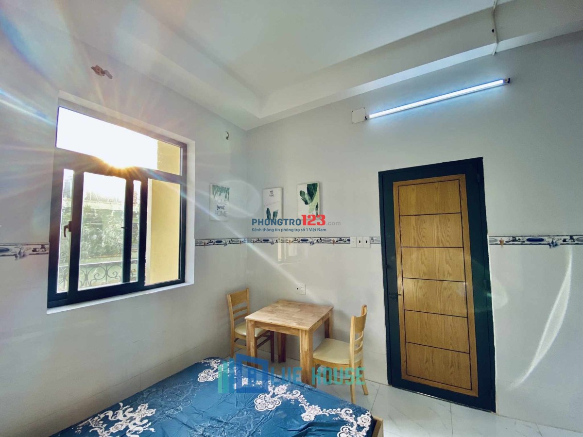 Studio + duplex full nội thất ngay Etown, cầu vượt Hoàng Hoa Thám, Đồng Xoài, Bình Giã