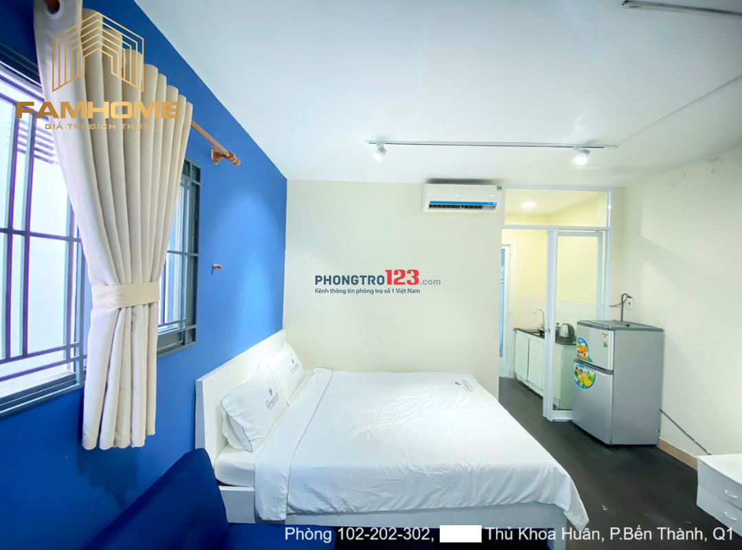 Căn 1 Phòng ngủ Q1 gần chợ Bến Thành, Takashimaya, Sài Gòn Center, phố đi bộ Nguyễn Huệ, Bitexco