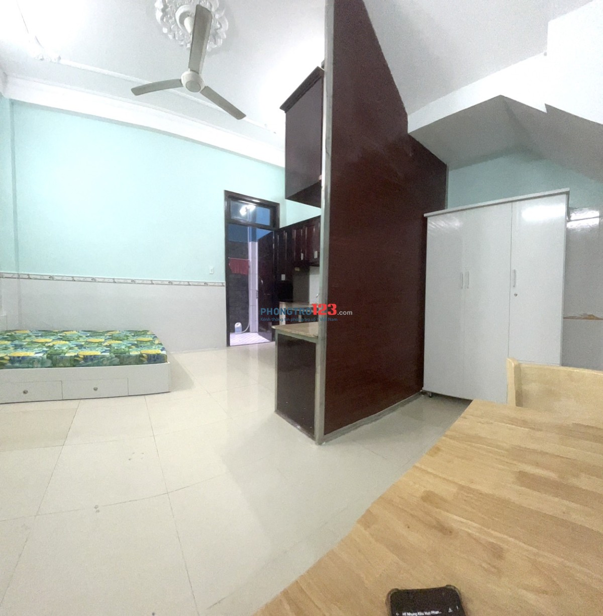 CHDV Đường Phan Anh Gần Ngã Tư 4 Xã, trệt full NT, sân sau, WC riêng