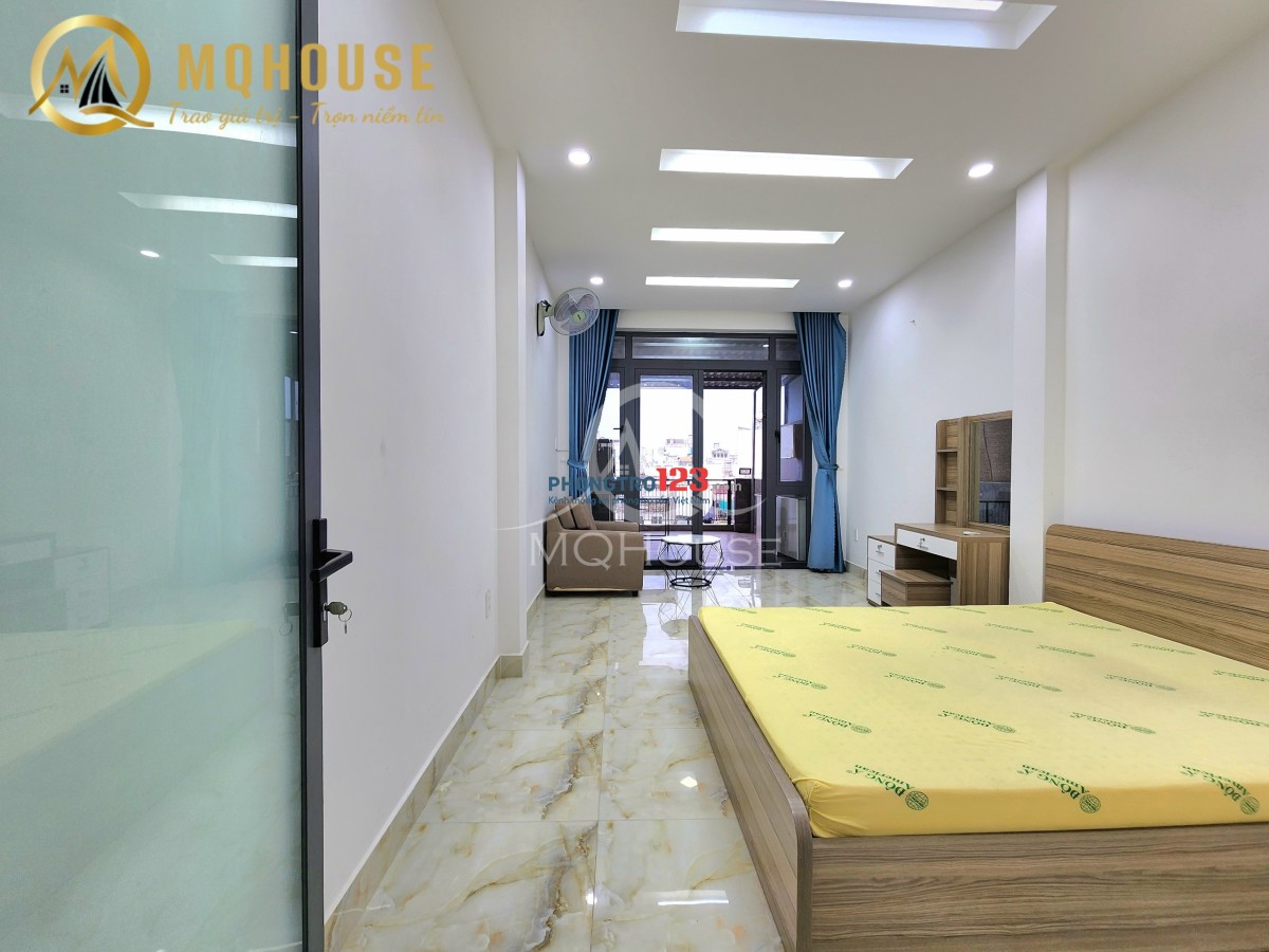 Căn Hộ Studio Ban Công Lớn_Full Nội Thất_Ngay Bắc Hải Lý Thường Kiệt