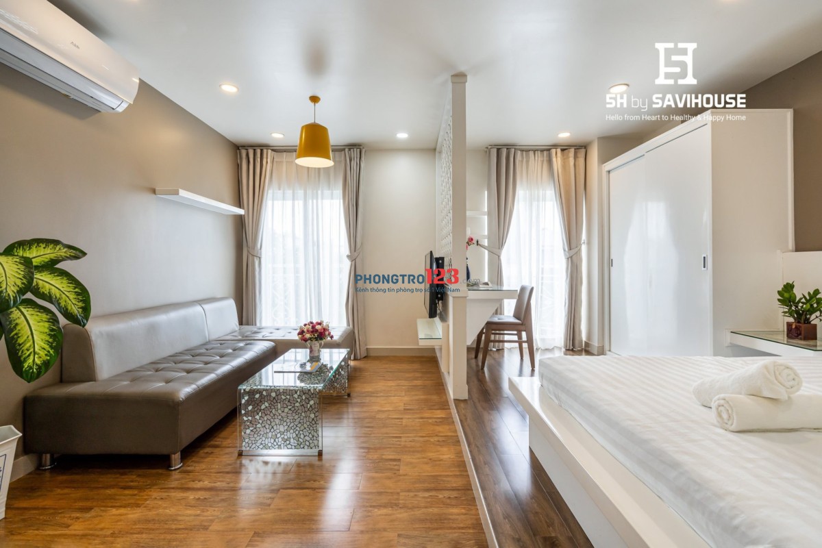 Căn hộ cao cấp 1 phòng ngủ, tiện nghi, ngay Nguyễn Văn Trỗi, Phú Nhuận
