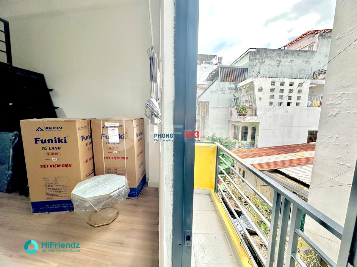 Phòng Full tiện nghi ban công thoáng mát - Duplex tiện lợi gần CV Hoàng Văn Thụ