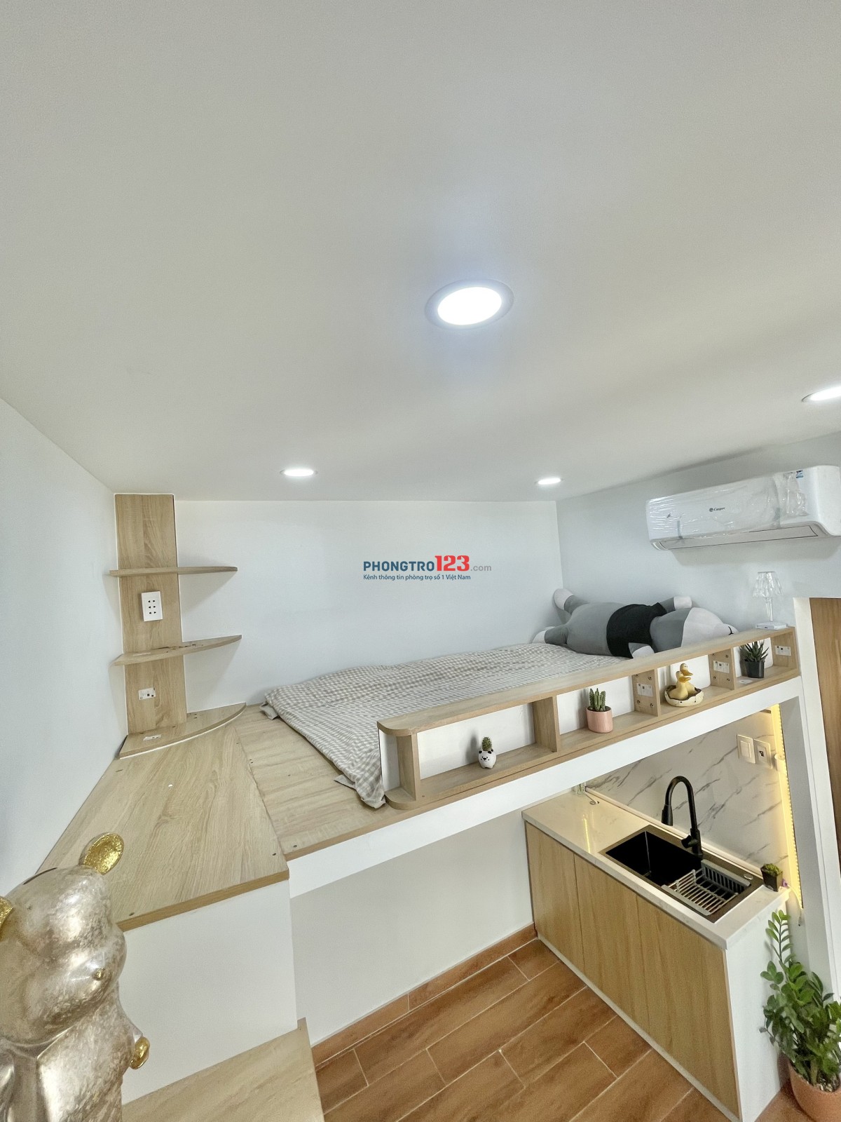 Duplex full nội thất 30m2 ngay trung tâm bình thạnh 3-4 người ở thoải mái