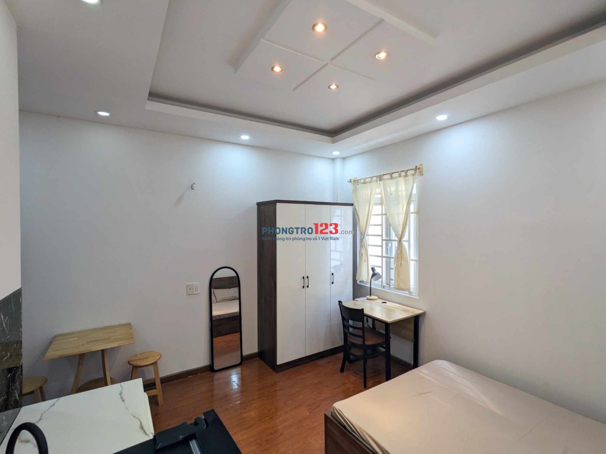 Phòng cho thuê mới đẹp full nội thất gần ĐH Văn Lang