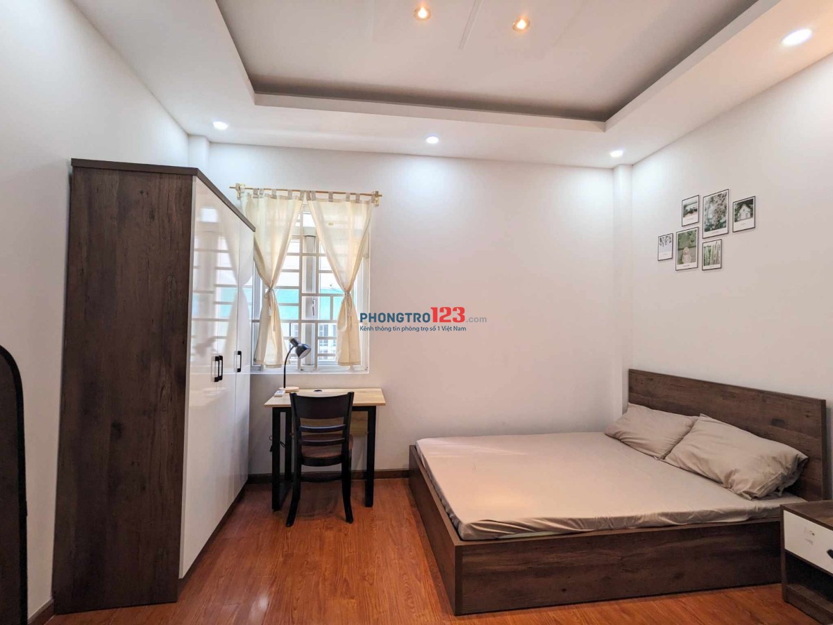 Phòng cho thuê mới đẹp full nội thất gần ĐH Văn Lang