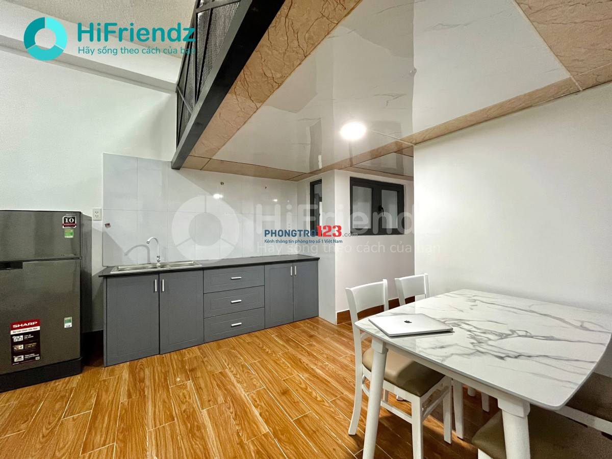 Duplex full nội thất siêu rộng bếp thoải mái rộng 30m2 nội thất xịn như hình