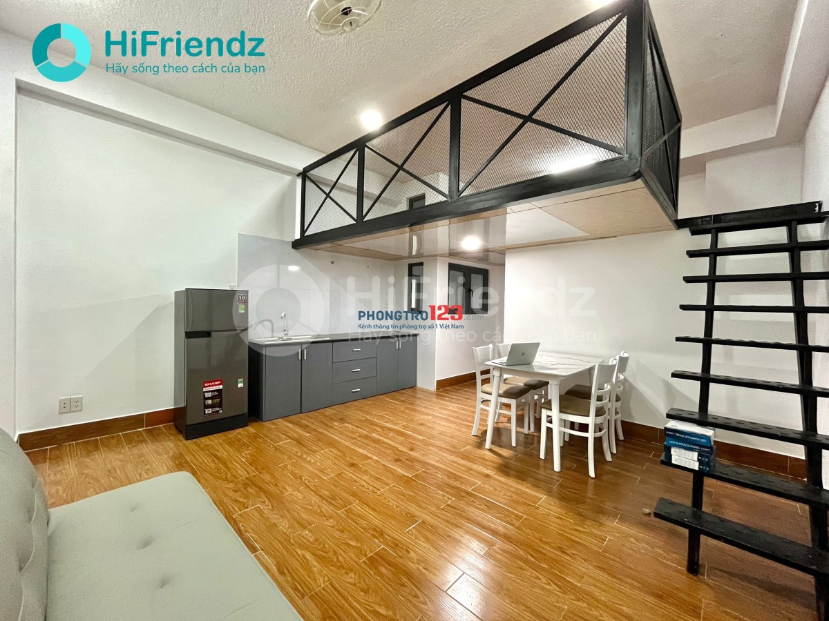 Duplex full nội thất siêu rộng bếp thoải mái rộng 30m2 nội thất xịn như hình