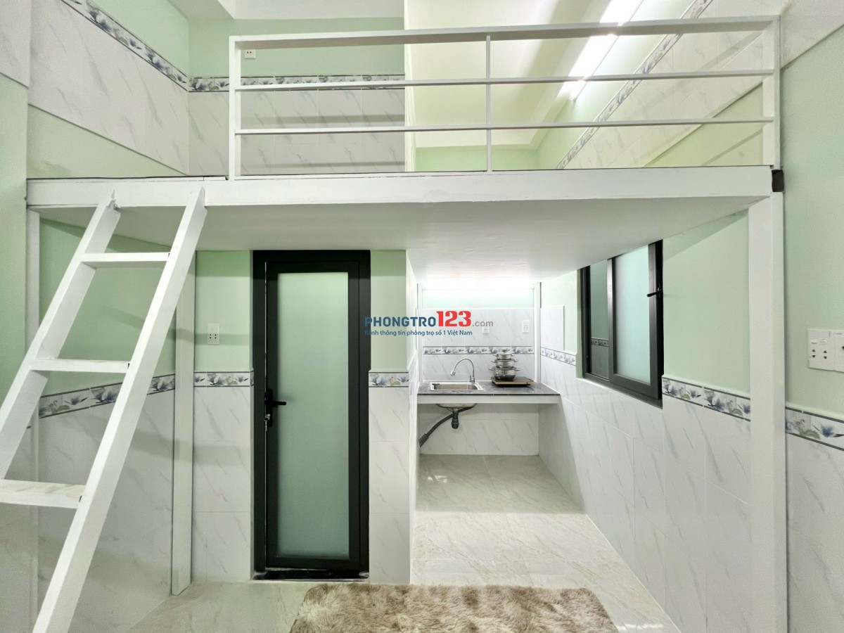 NHÀ MỚI XÂY, ĐẬP HỘP NỘI THẤT , gần Đại học Công Nghiệp, có thể ở ngay! Qua sớm để chọn phòng đẹp!!