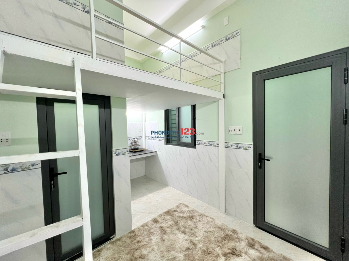 NHÀ MỚI XÂY, ĐẬP HỘP NỘI THẤT , gần Đại học Công Nghiệp, có thể ở ngay! Qua sớm để chọn phòng đẹp!!