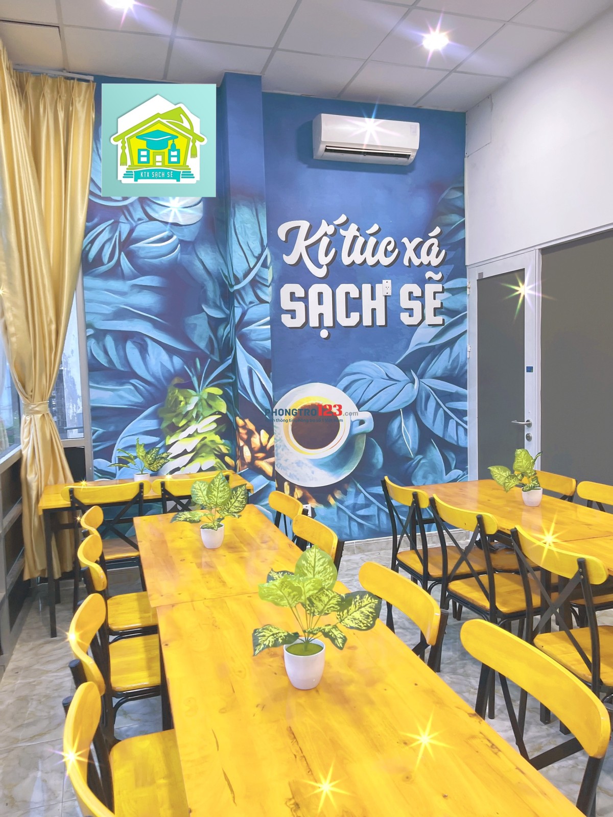 Phòng trọ ở Ghép Bình Thạnh đầy đủ tiện nghi