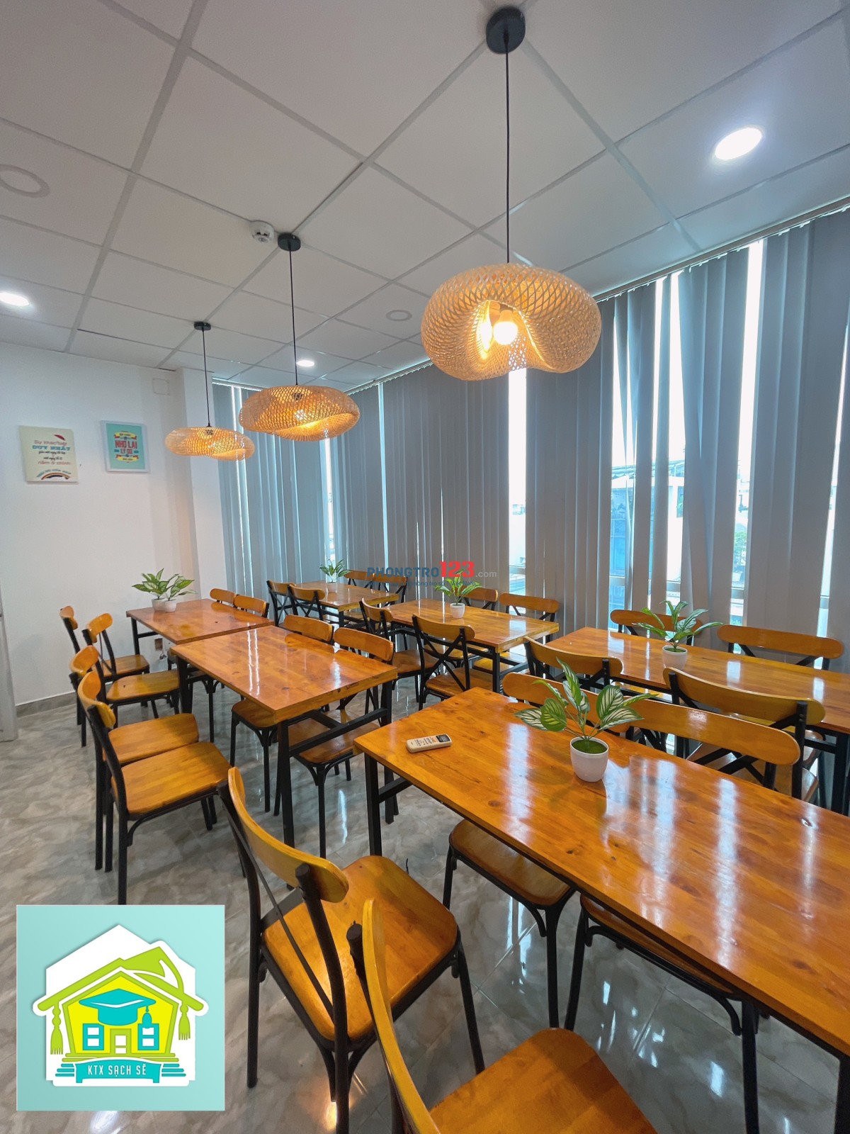 Phòng trọ ở Ghép Bình Thạnh đầy đủ tiện nghi