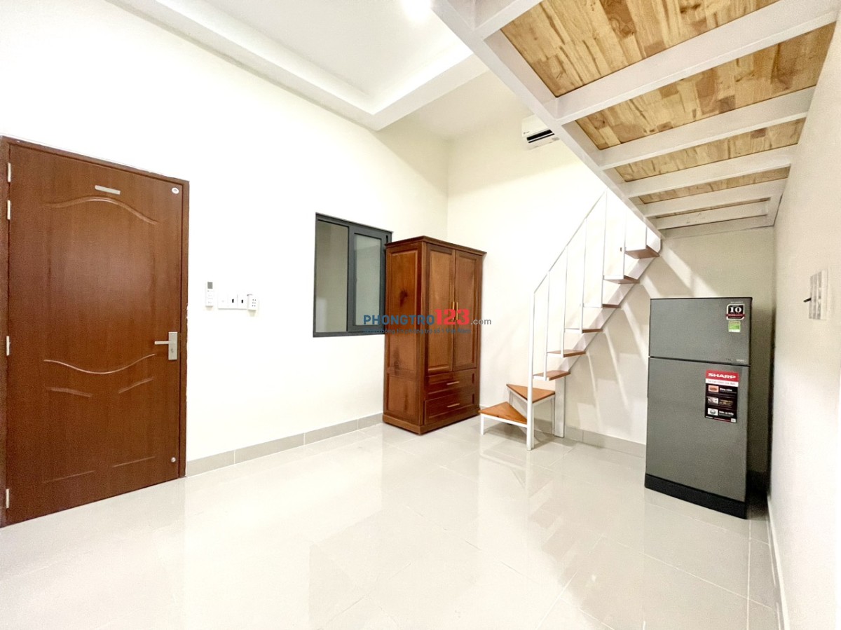 Phòng New Gác Lững Mới Xây Bình Thạnh - Ngay Nguyên Hồng - Full Nội Thất
