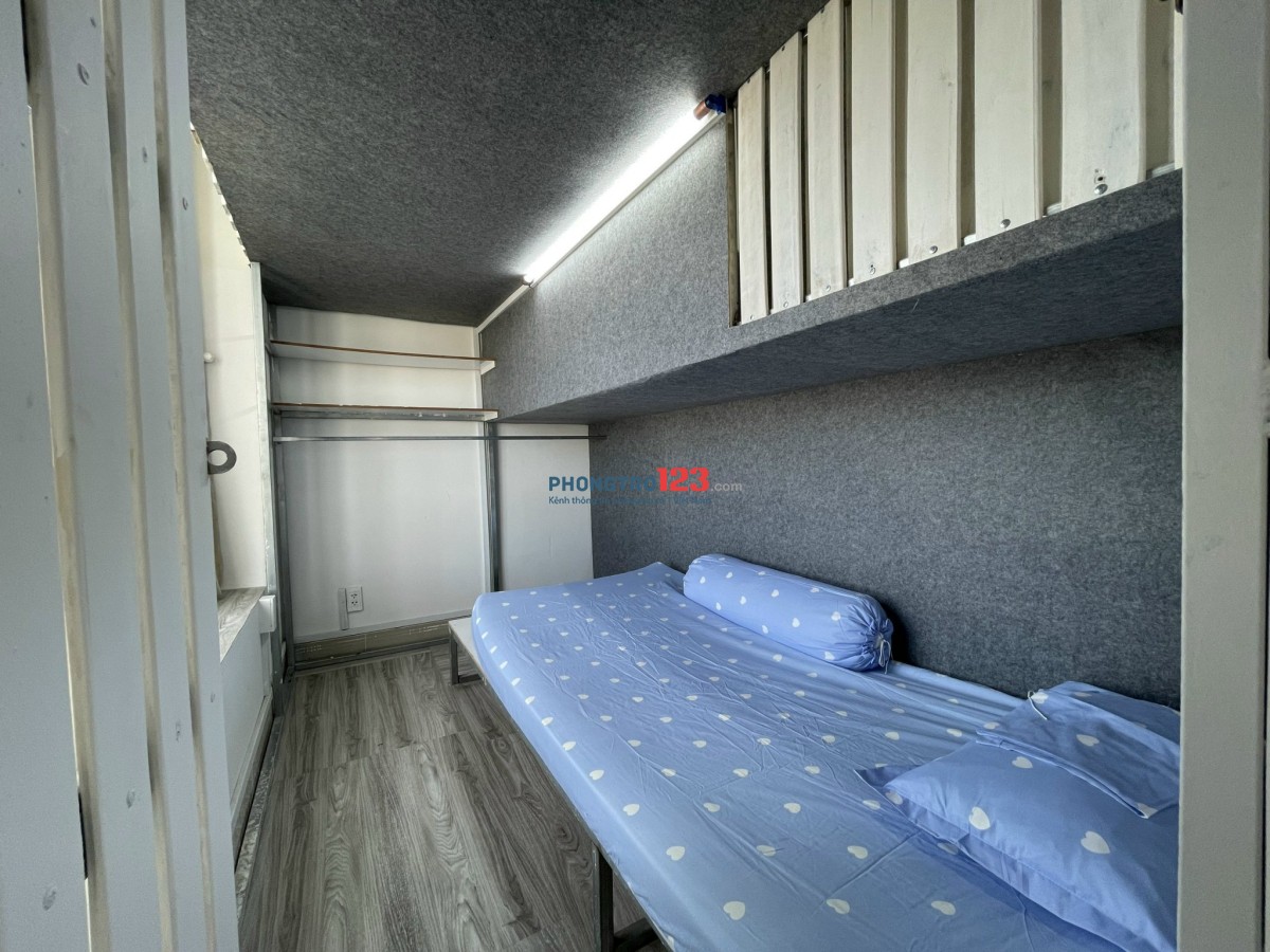 PHÒNG MINI 1 NGƯỜI- Sleepbox cửa đóng cao cấp 277 Âu Dương Lân, P2,Quận 8