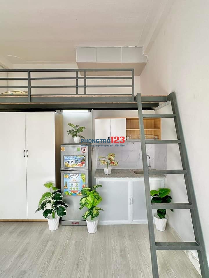 Khai trương phòng trọ duplex - studio xây mới 100%, full nội thất xịn xò ZDÁ chỉ từ 3.xxx, ngay VHU